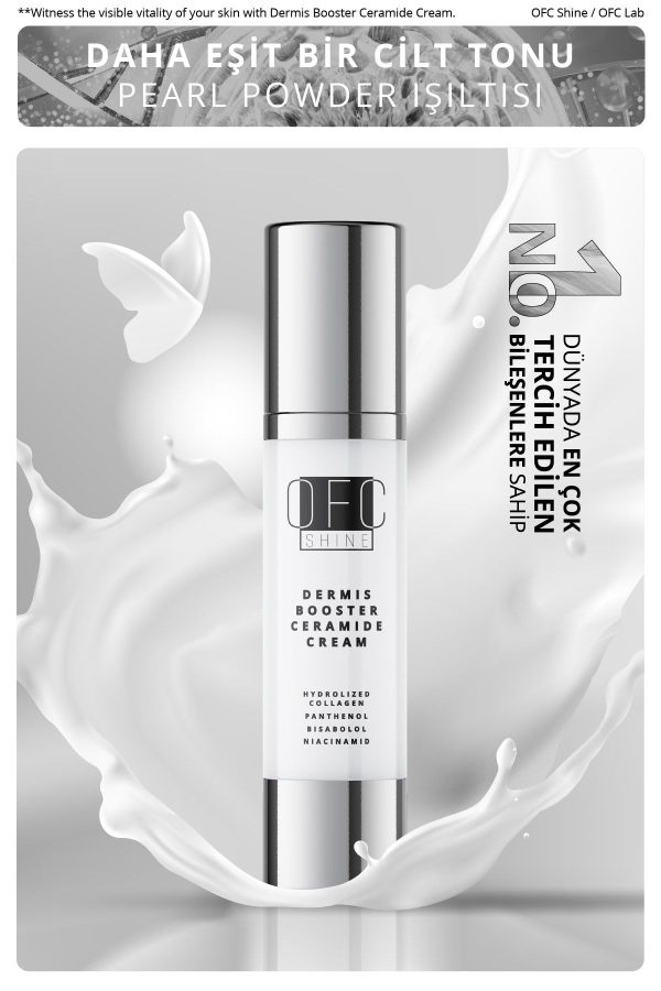 کرم صورت اورجینال برند Ofc shine مدل Dermis Booster Ceramide Cream کد 745167166 - Image 4