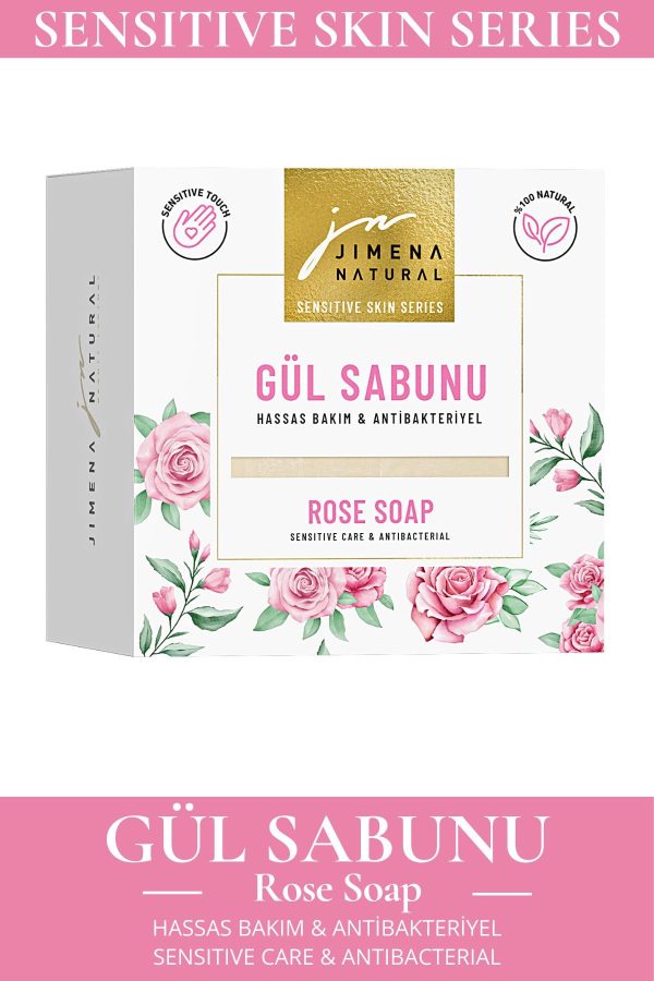 صابون جامد اورجینال برند Jimena natural مدل Rose Soap, 150 grams کد 376965376 - Image 4