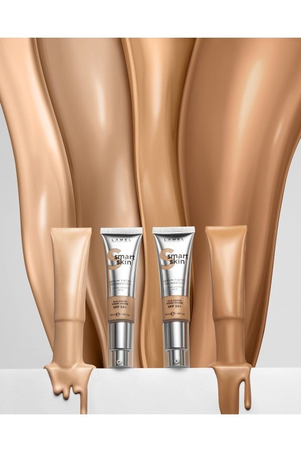 کرم فاندیشن اورجینال برند Lamel cosmetics مدل Smart Skin Serum Fondöten کد 645938909 - Image 4