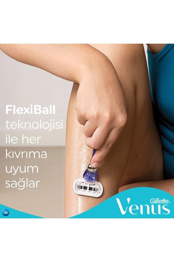 ژیلت و ریش تراش اورجینال برند Gillette venus مدل Venus Swirl Extra Smooth کد 191297999 - Image 7