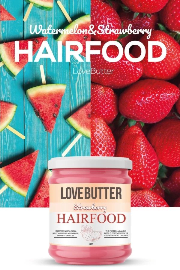 ماسک مو اورجینال برند Love butter مدل Strawberry & Watermelon Hair Food کد 652920952 - Image 7