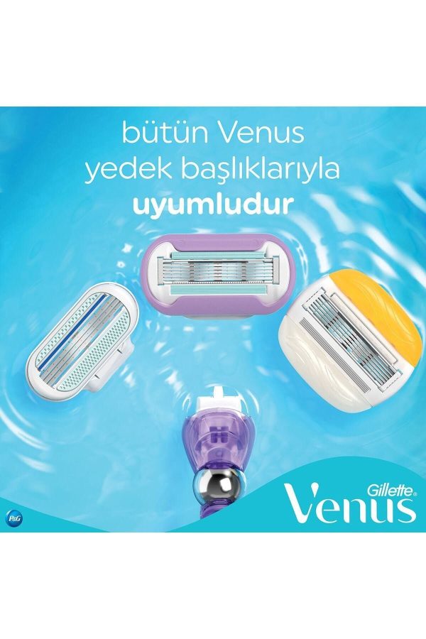 ژیلت و ریش تراش اورجینال برند Gillette venus مدل Venus Swirl Extra Smooth کد 191297999 - Image 8