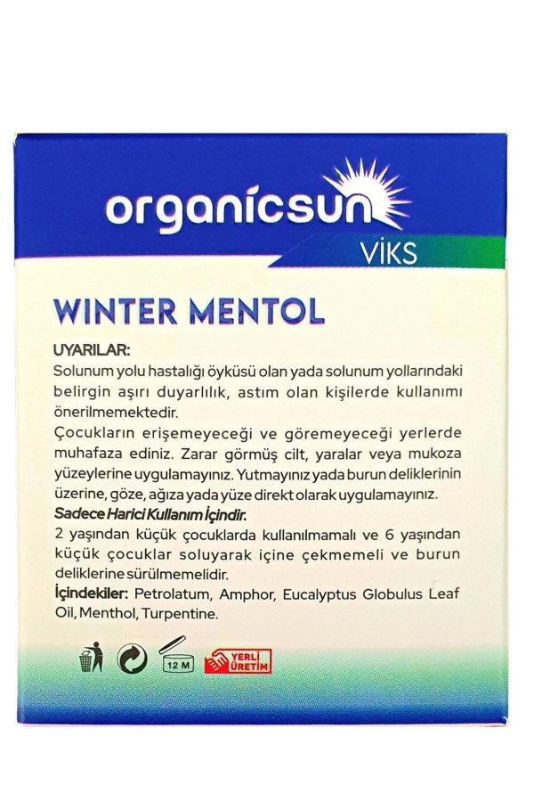 کرم بدن اورجینال برند Organicsun مدل Winter Menthol Vaporizing Ointment کد 651089159 - Image 8