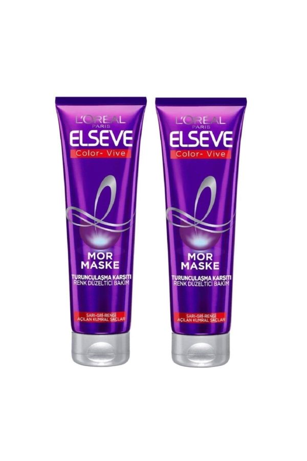 ماسک مو اورجینال برند Elseve مدل Mor Maske 150 Ml X2 کد 97051412