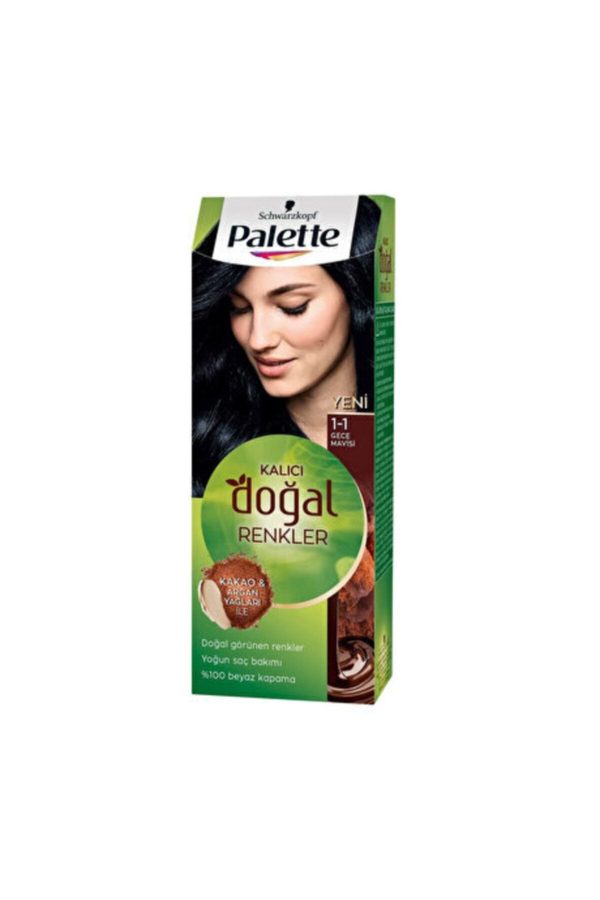 رنگ مو اورجینال برند Palette مدل Natural Colors 1-1 Gece کد 136952837