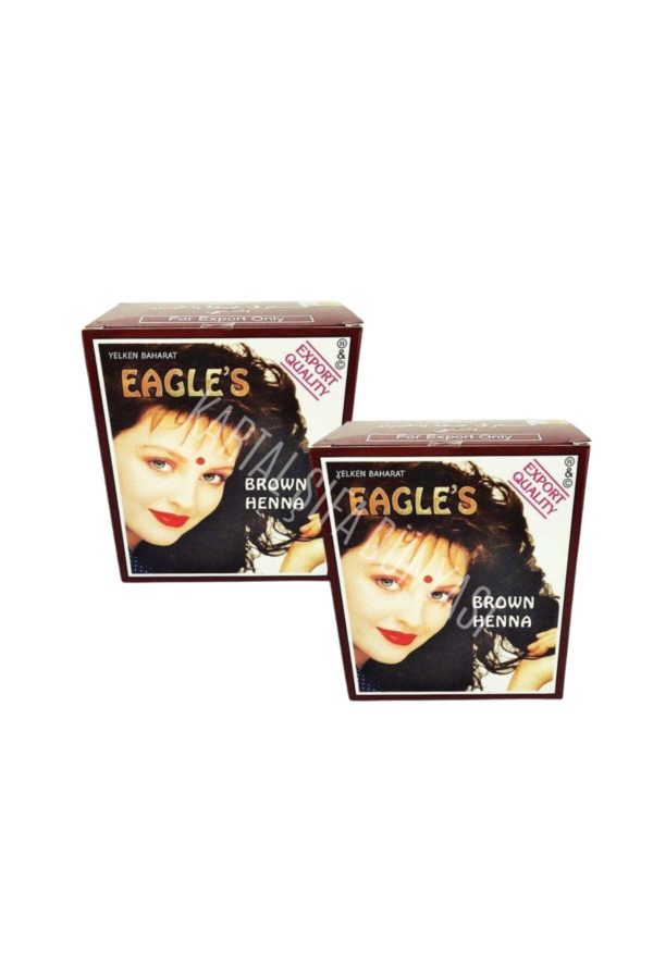 رنگ مو اورجینال برند Eagles مدل 12 Pack Brown Henna کد 105792830