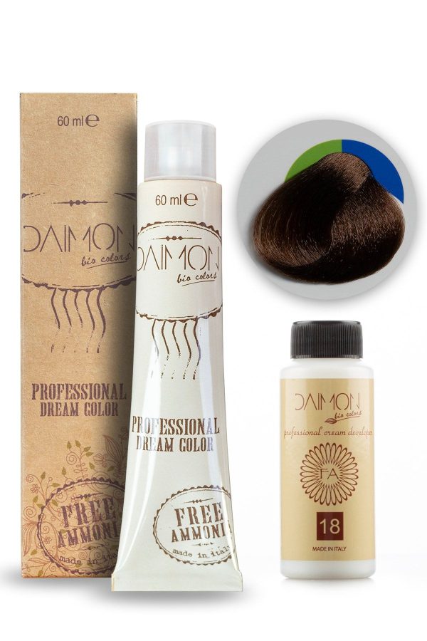 رنگ مو اورجینال برند Daimon مدل Amonyaksız Hair Dye + Oksidan کد 86382640
