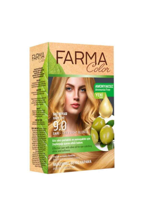 رنگ مو اورجینال برند Farmasi مدل 90 Blonde کد 163881429