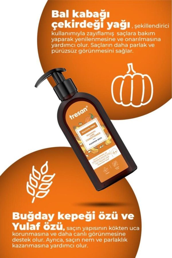 کرم مو اورجینال برند Tresan مدل Repairing Sulfate-Free Conditioner کد 813492090 - Image 5