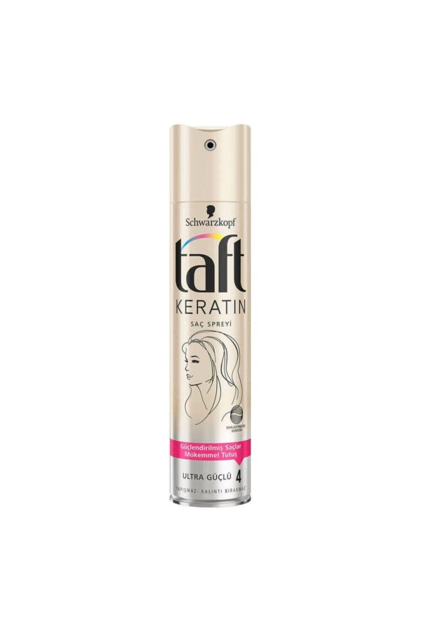 اسپری مو اورجینال برند Taft مدل Keratin Sprey 250 ml کد 80122327