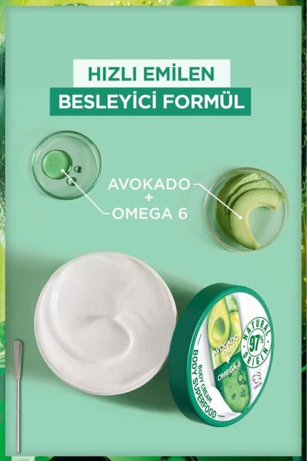 کرم بدن اورجینال برند Garnier مدل Nourishing Body Cream کد 765292004 - Image 4
