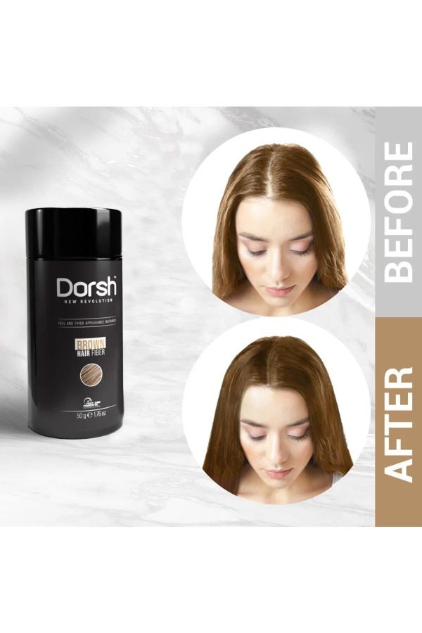 رنگ مو اورجینال برند Dorsh مدل Hair Fiber 50 Gr کد 738830226
