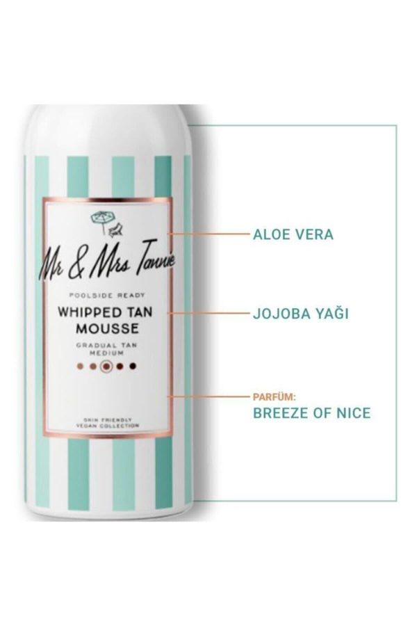 ضد آفتاب صورت اورجینال برند Mr mrs tannie مدل Concentrated Bronzing Foam 200 Ml کد 114290294 - Image 2