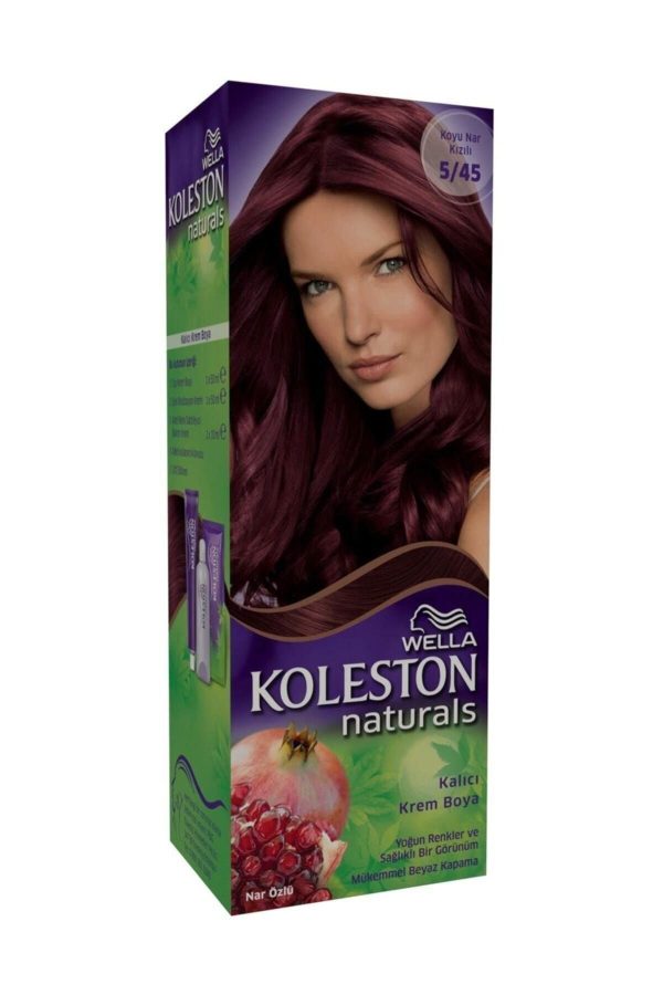 رنگ مو اورجینال برند Wella مدل Koyu Nar Kızılı 5/45 کد 1233506