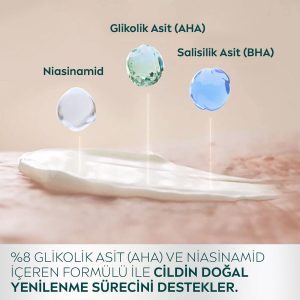 کرم صورت اورجینال برند Nivea مدل Derma Skin Clear Night Exfoliator کد 640008072