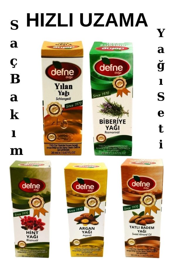 ست مراقبت از مو اورجینال برند Defne doga مدل Hair Care Oil Set کد 781065834
