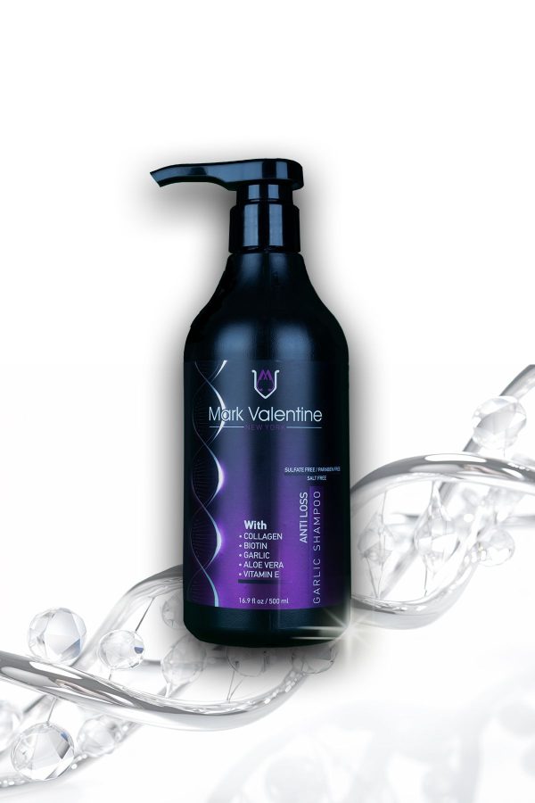 شامپو اورجینال برند Mark valentine مدل Sulfate-Free Garlic Shampoo 500 ML کد 787134159