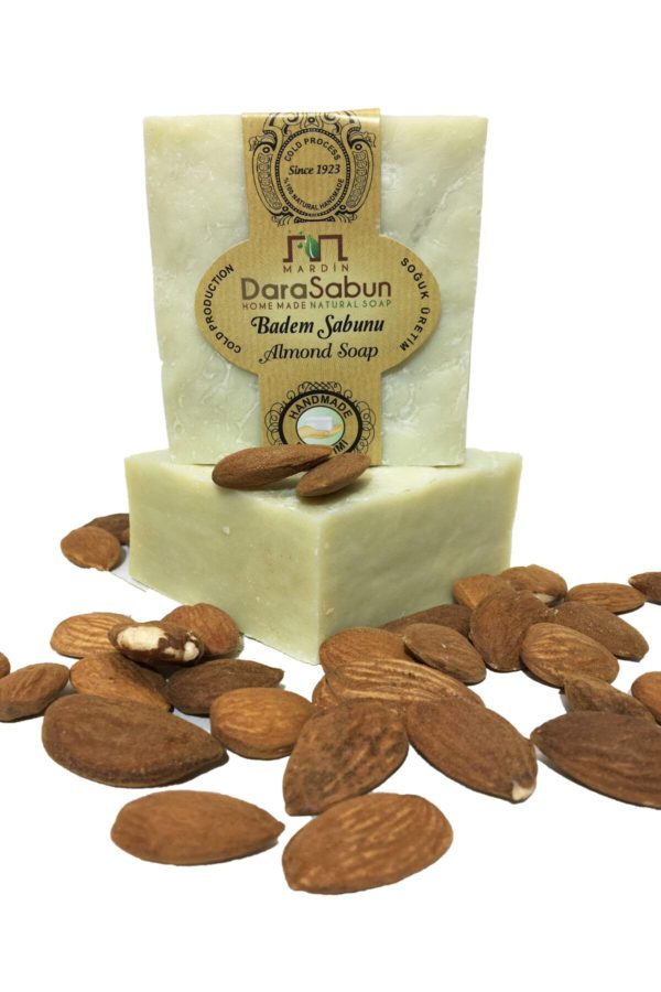 صابون جامد اورجینال برند Darasabun مدل Natural Almond Soap 140 Gr کد 37824955