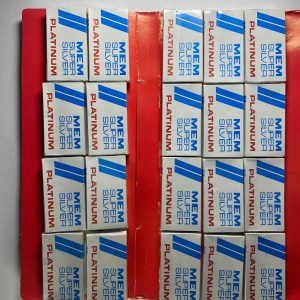 ژیلت و ریش تراش اورجینال برند Mem مدل 20’li süper silver tıraş jileti کد 802321458