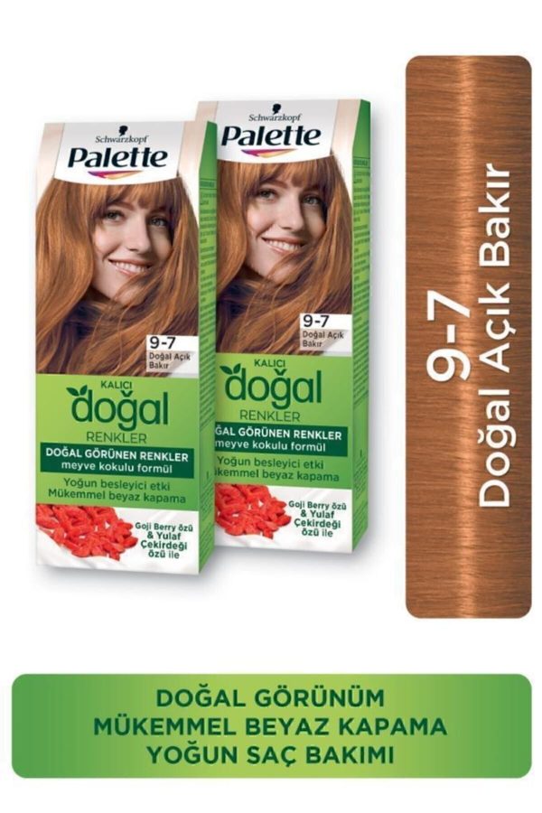رنگ مو اورجینال برند Palette مدل Permanent Natural Hair Dye کد 241699983