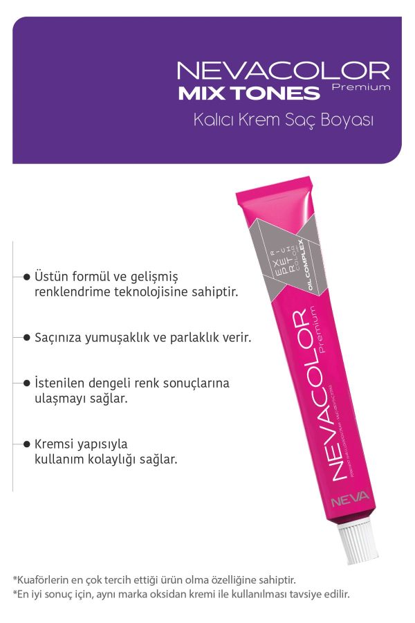 رنگ مو اورجینال برند Nevacolor premium کد 820880842 - Image 3