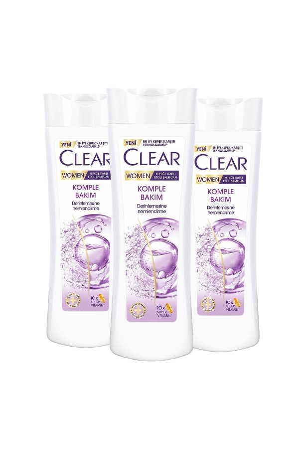 شامپو اورجینال برند Clear مدل Komple Bakım 350 ml X3 کد 193865184 - Image 2