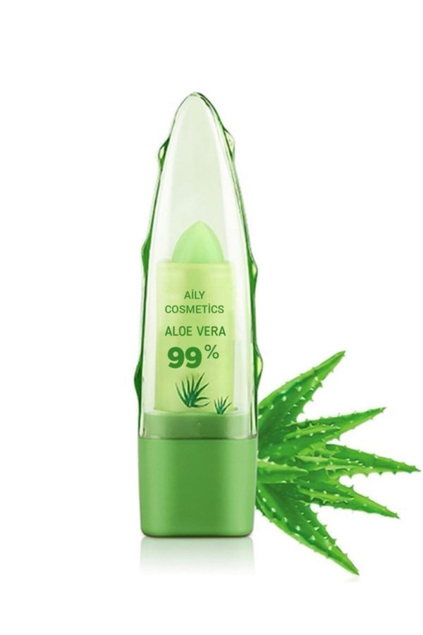 کرم لب اورجینال برند Aily cosmetics مدل **%99 Aloe Vera Lip Balm** کد 179706651