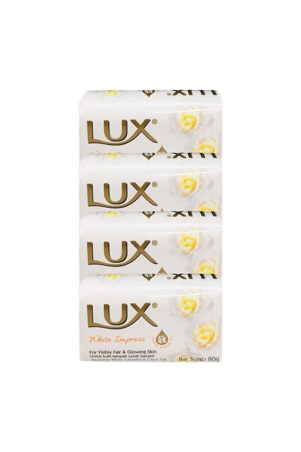 صابون جامد اورجینال برند Lux مدل White Impress کد 384191386
