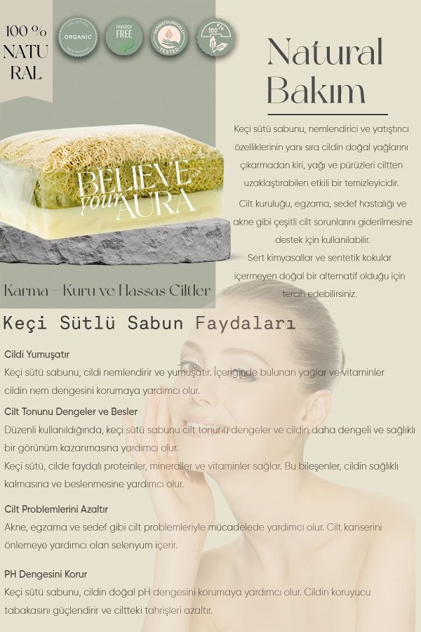 صابون جامد اورجینال برند Believe your aura کد 809353876 - Image 3