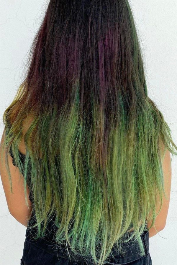 رنگ مو اورجینال برند Rowenarose مدل Hair Chalk Hair Dye Green کد 774308470 - Image 2