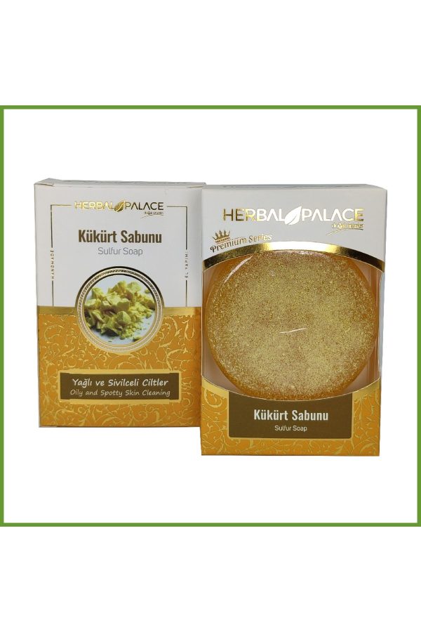 صابون جامد اورجینال برند Herbal palace مدل Sulphur Soap 125gr (1 piece) کد 713010463