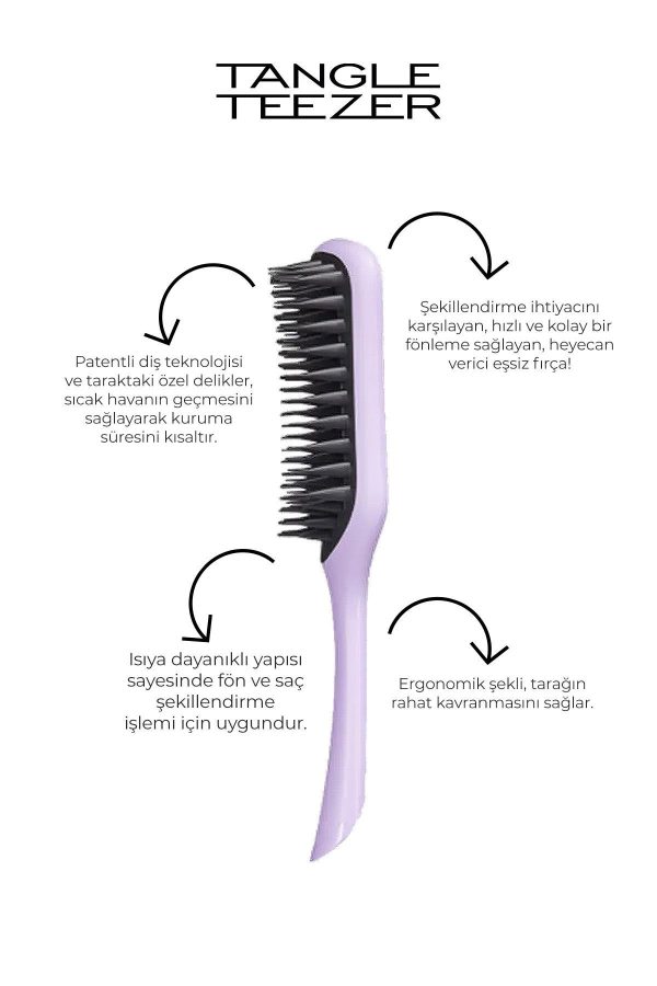 برس و شانه مو اورجینال برند Tangle teezer کد 799475451