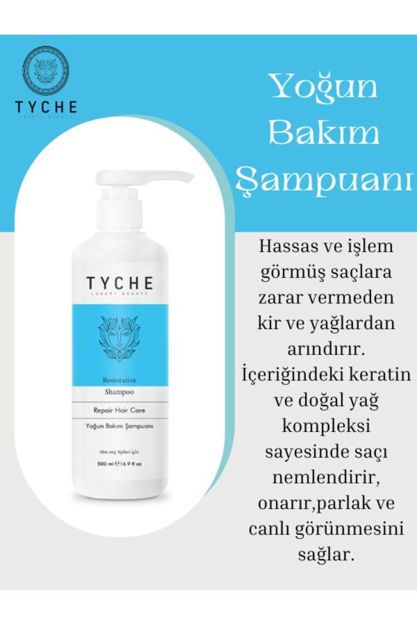 شامپو اورجینال برند Tyche luxury beauty مدل Restorative Shampoo Repair Hair Care کد 710253768 - Image 4