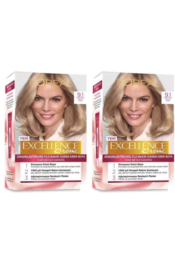 رنگ مو اورجینال برند Excellence مدل Excellence Crème 91 کد 69306414