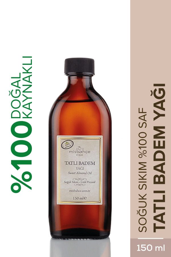 روغن بادام اورجینال برند Misbahce مدل Sweet Almond Oil 150 Ml کد 48186656