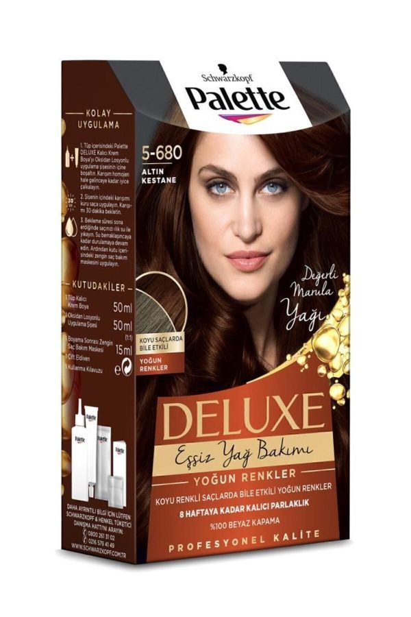 رنگ مو اورجینال برند Palette مدل Palette Deluxe 5-680 کد 40588314 - Image 3