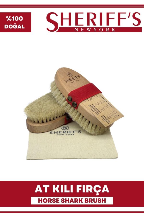 برس سلولیت اورجینال برند Sheriffs مدل 100% Natural Horsehair Cellulite Brush کد 688971435