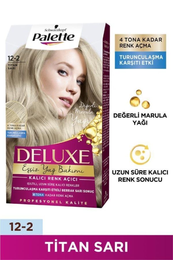 رنگ مو اورجینال برند Palette مدل Palette Deluxe 12-2 Titan کد 4405554 - Image 2