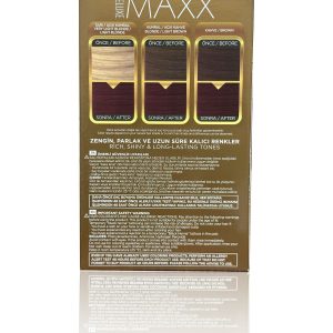 رنگ مو اورجینال برند Maxx deluxe مدل KERATİNLİ KALICI SAÇ BOYASI (2X50ML) کد 812058517