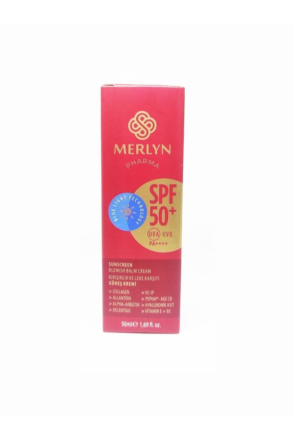 ضد آفتاب صورت اورجینال برند Merlyn مدل Sun Cream 50+ کد 777782457