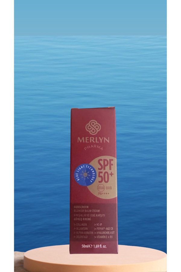 ضد آفتاب صورت اورجینال برند Merlyn مدل Sun Cream 50+ کد 777782457 - Image 3