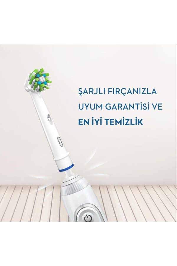 سری یدک مسواک برقی اورجینال برند Oral b مدل Cross Action کد 134483615 - Image 3