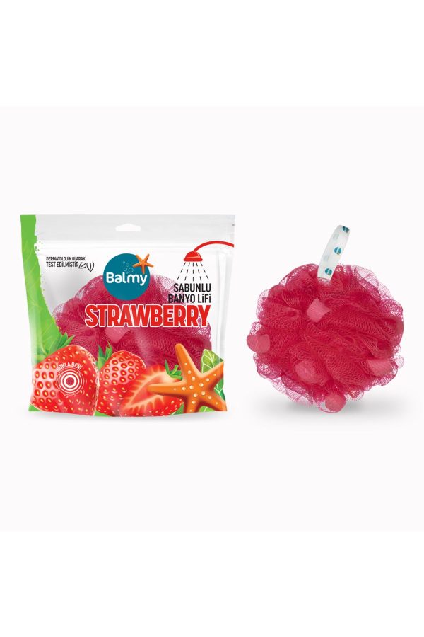 لیف و اسفنج حمام اورجینال برند Balmy مدل Strawberry Soap Bath Puff کد 46014094