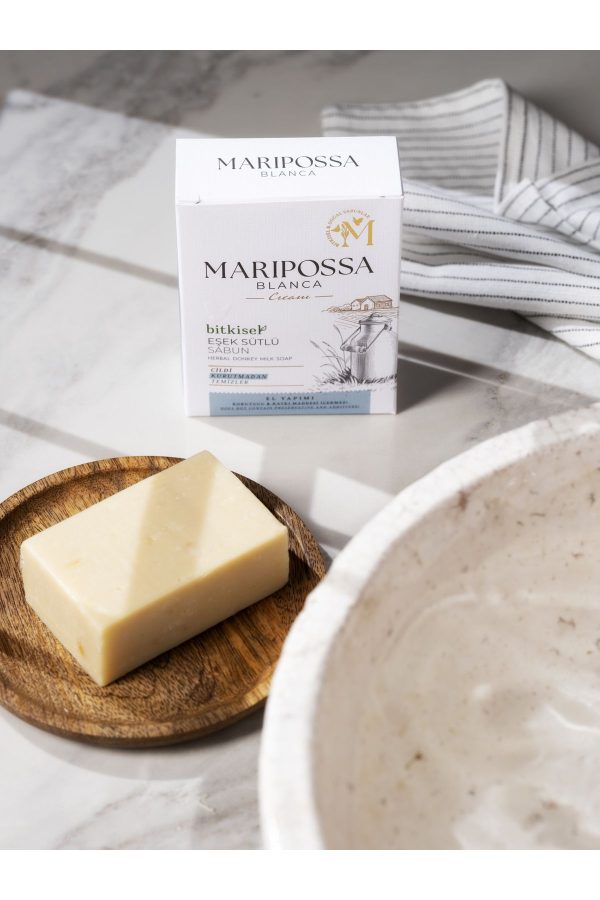 صابون جامد اورجینال برند Maripossa blanca مدل 110 Gr Donkey Milk Soap کد 758377125 - Image 2