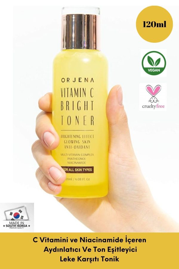 کرم جوان کننده اورجینال برند Orjena مدل Vitamin C Bright Tonik 120ml کد 788028287 - Image 4