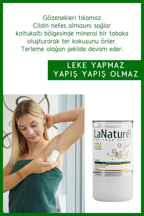 دئودورانت اورجینال برند Lanaturel مدل Kokusuz Kadın 130 gr کد 32230602 - Image 3