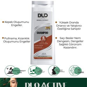شامپو اورجینال برند Duo pure active مدل Pure Active Zinc+Laurel Oil Shampoo کد 773594456