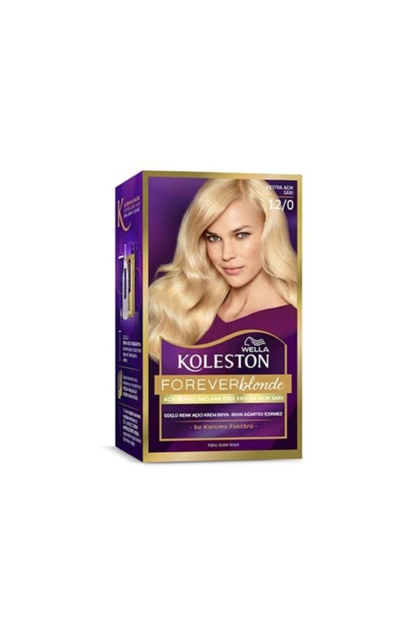رنگ مو اورجینال برند Wella مدل Wella Saç Boyası Seti 12/0 کد 40237818