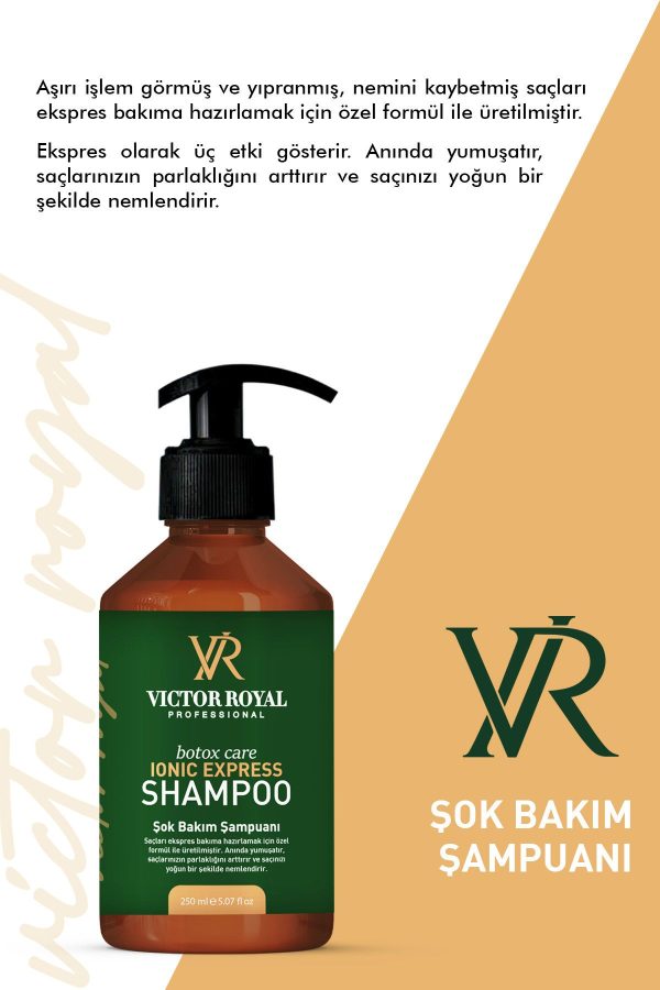 شامپو اورجینال برند Victor royal مدل Şok Bakım Şampuanı 250 Ml کد 775560797 - Image 2