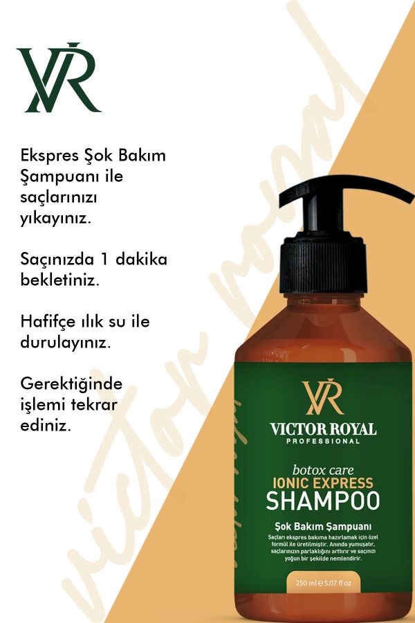 شامپو اورجینال برند Victor royal مدل Şok Bakım Şampuanı 250 Ml کد 775560797 - Image 3